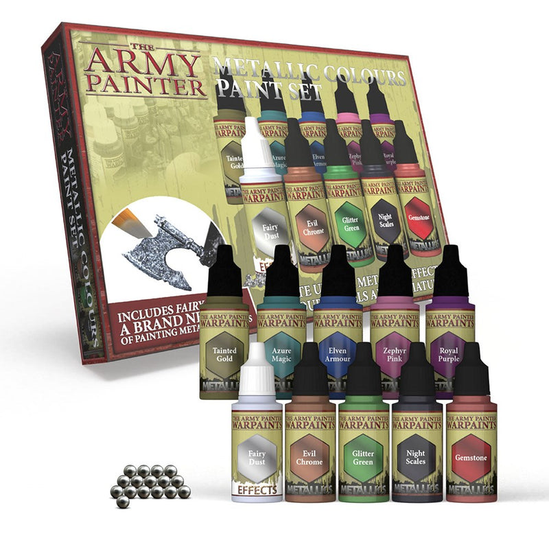 Army Painter WP8048 Paint Set Warpaints Metallic Colours Paint Set