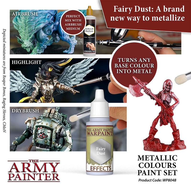 Army Painter WP8048 Paint Set Warpaints Metallic Colours Paint Set