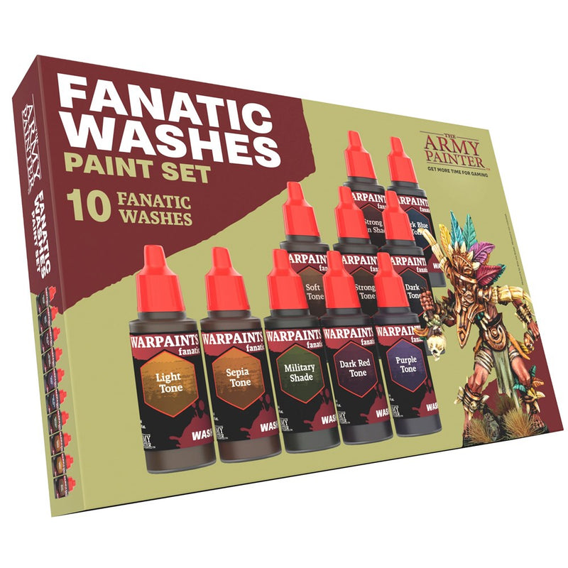 Army Painter WP8068 Warpaints Fanatic Washes Paint Set