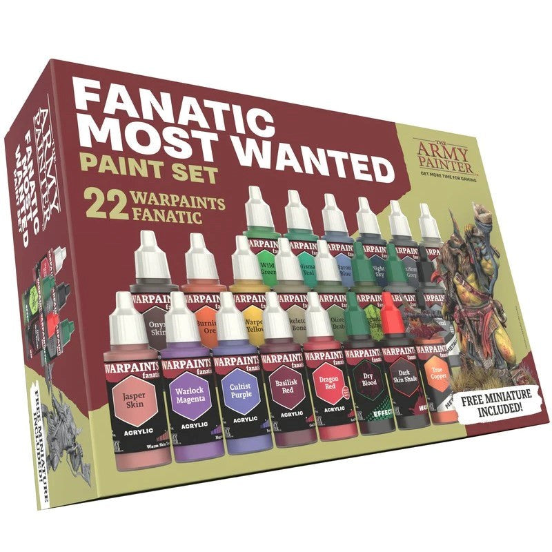Army Painter WP8071 Warpaints Fanatic Most Wanted Paint Set