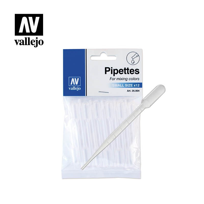 Vallejo AV26004 Accessories Pipettes Small Size 12x1ml