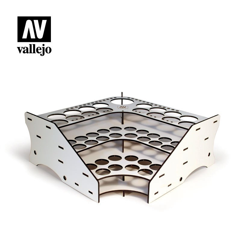 Vallejo AV26008 Accessories Wood Stand Corner Front