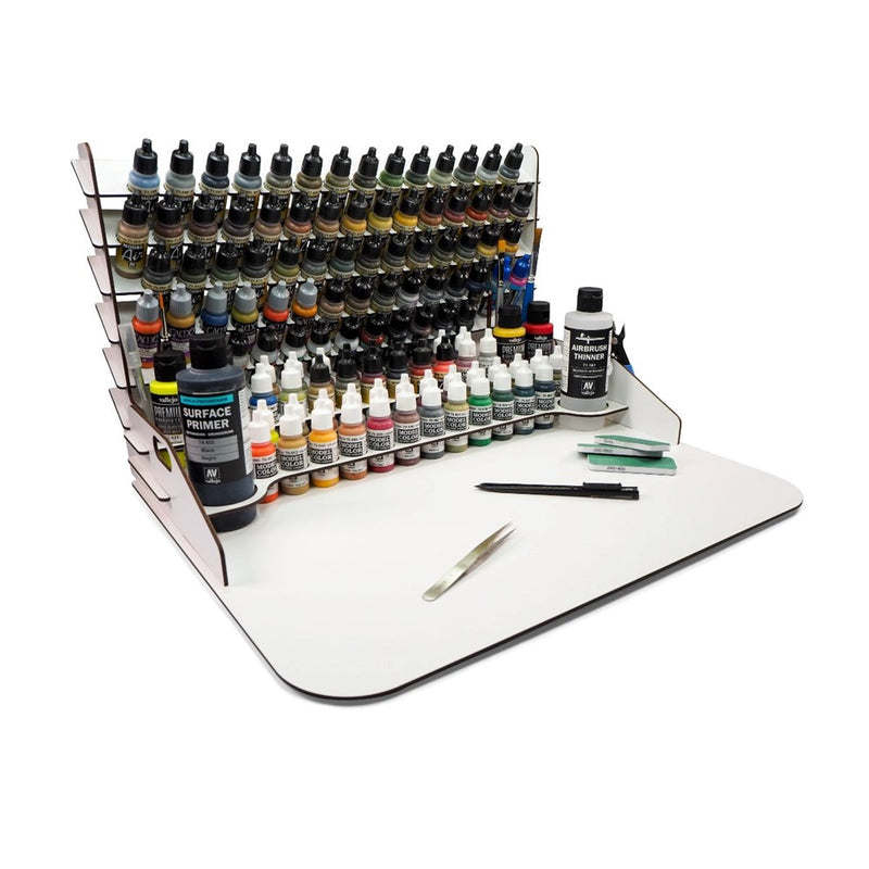 Vallejo AV26014 Paint Display and Work Station with Vertical Storage 50 x 37 cm