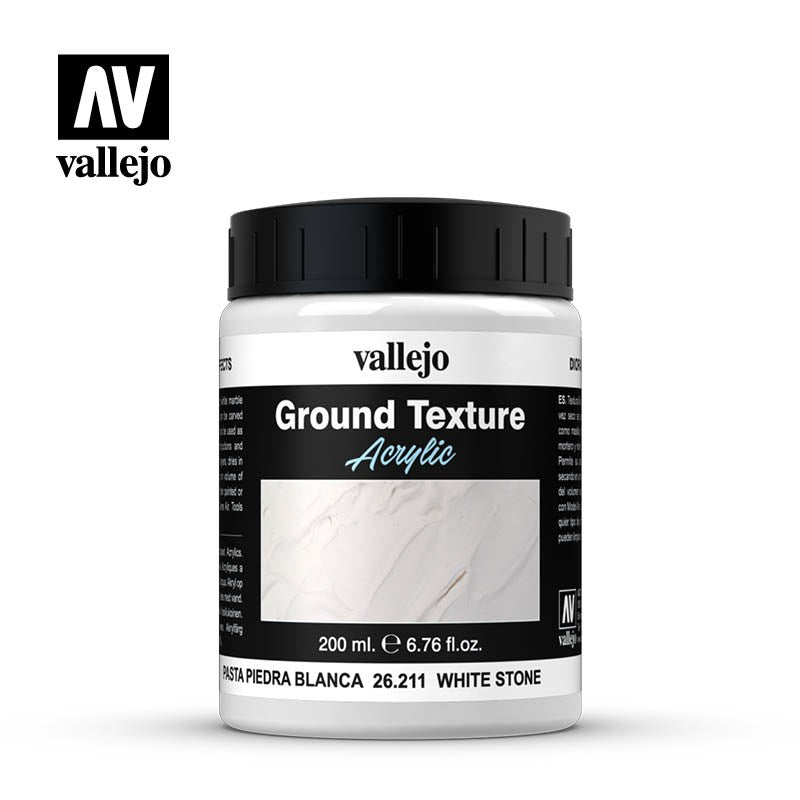 Vallejo AV26211 Diorama Effects White Stone Paste 200ml