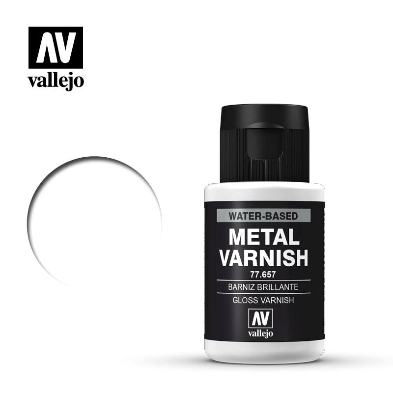 Vallejo AV26657 Gloss Metal Varnish 60ml