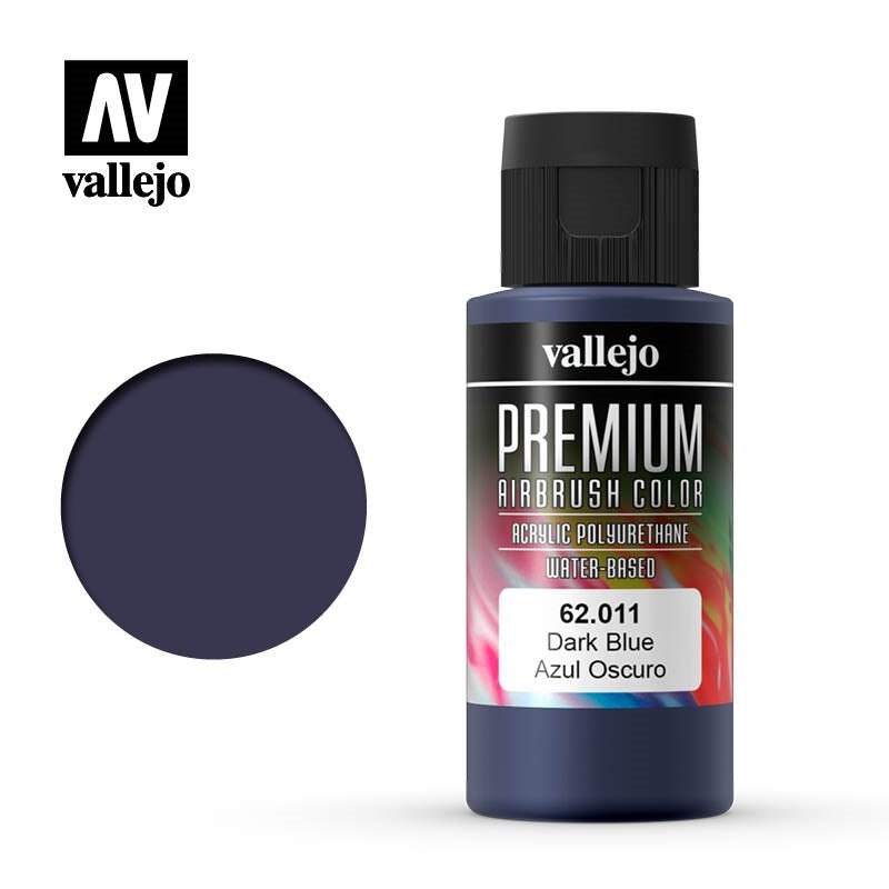 Vallejo AV62011 Premium Colour Dark Blue 60 ml