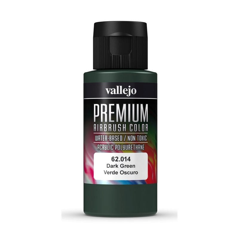 Vallejo AV62014 Premium Colour Dark Green 60 ml