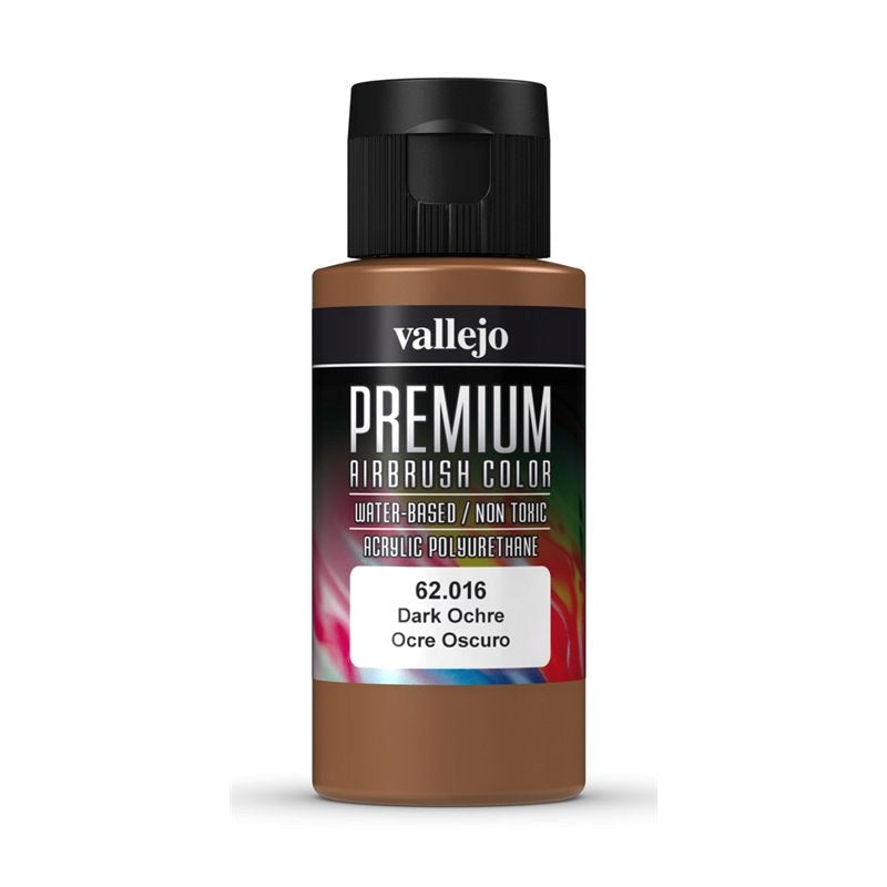 Vallejo AV62016 Premium Colour Dark Ochre 60 ml