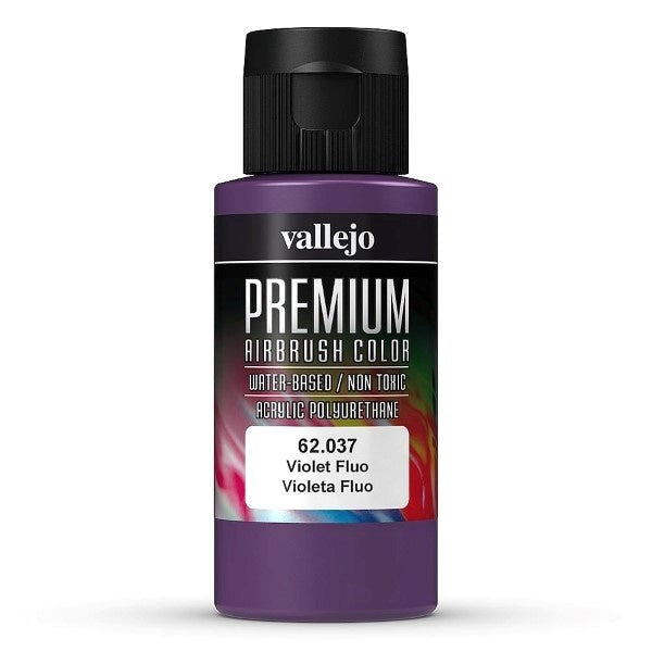 Vallejo AV62037 Premium Colour Fluorescent Violet 60 ml