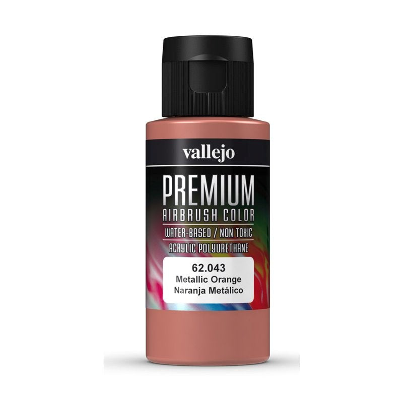Vallejo AV62043 Premium Colour Metallic Orange 60 ml