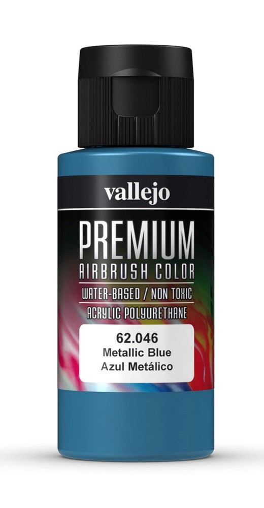 Vallejo AV62046 Premium Colour Metallic Blue 60 ml