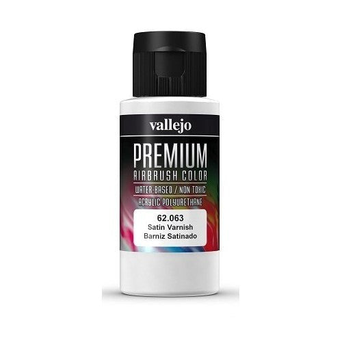 Vallejo AV62063 Premium Colour Satin Varnish 60 ml