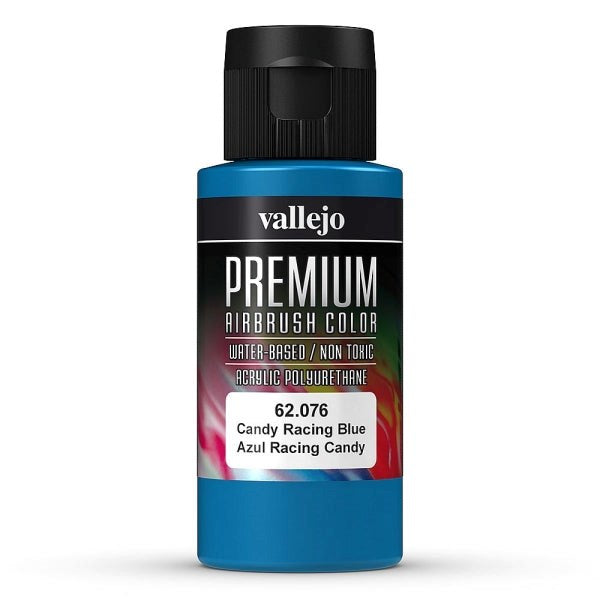 Vallejo AV62076 Premium Colour Candy Racing Blue 60 ml