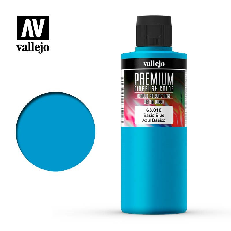 Vallejo AV63010 Premium Colour Basic Blue 200ml