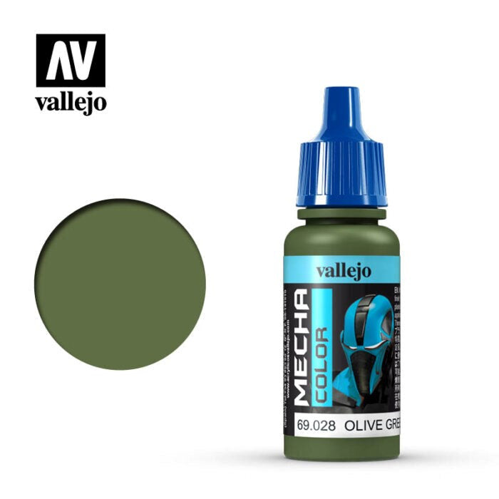 Vallejo AV69028 Mecha Colour Olive Green 17ml
