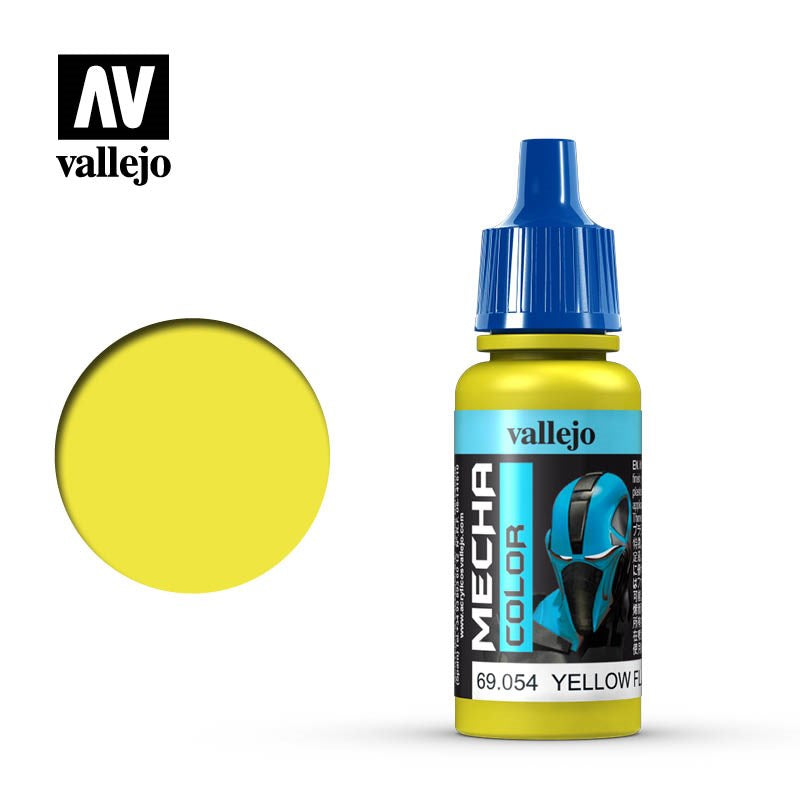 Vallejo AV69054 Mecha Colour Yellow Fluorescent 17ml