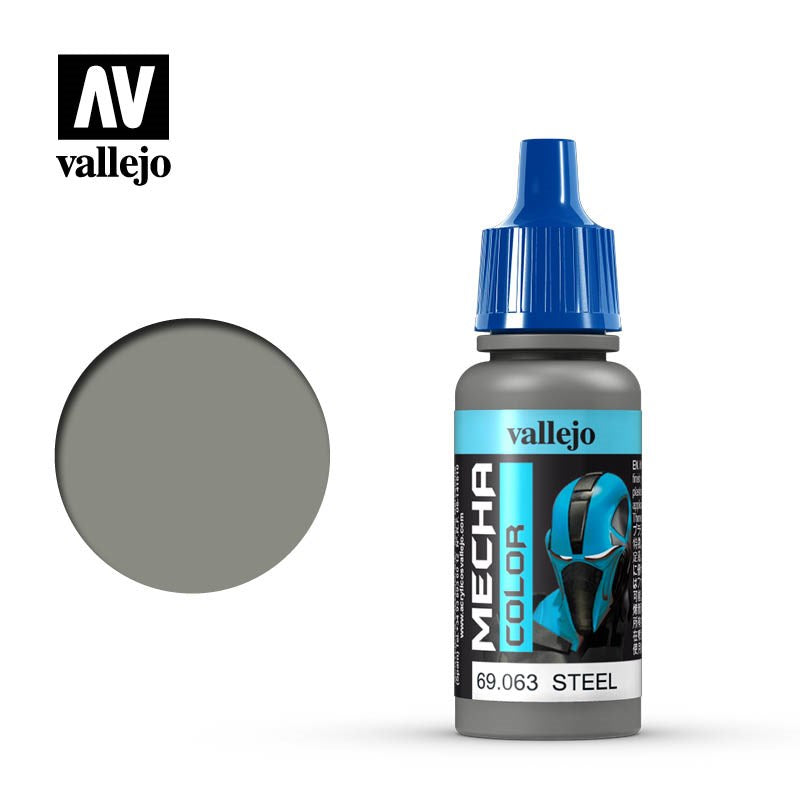 Vallejo AV69063 Mecha Colour Steel 17ml