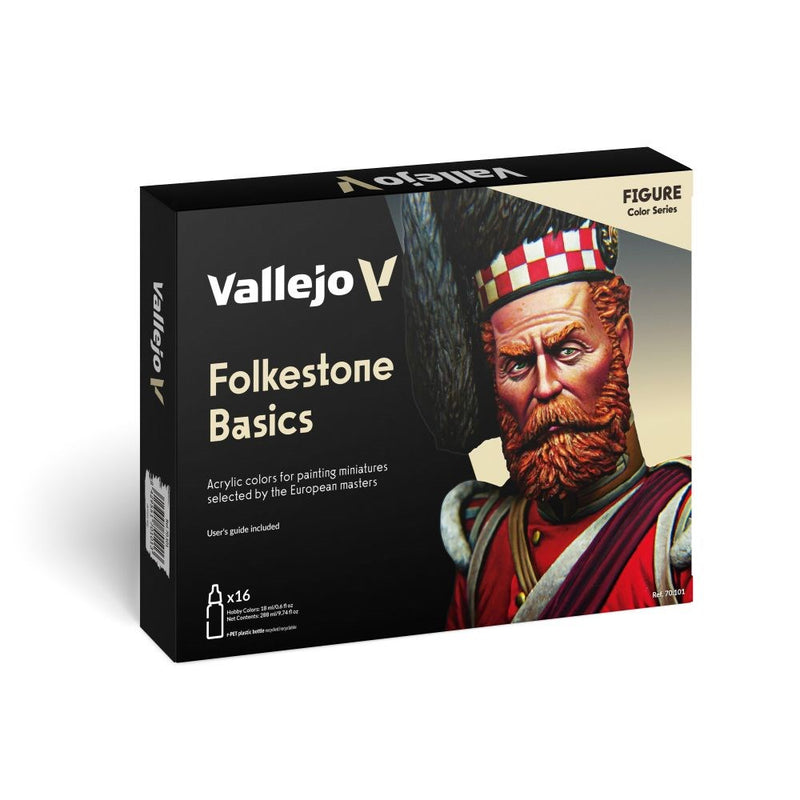 Vallejo AV70101 Model Colour Folkstone Basics  Figure 16 Colour Set
