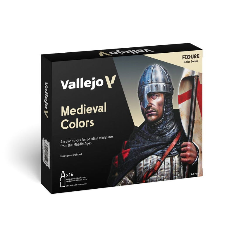 Vallejo AV70142 Model Colour Medieval Colors  Figure 16 Colour Set