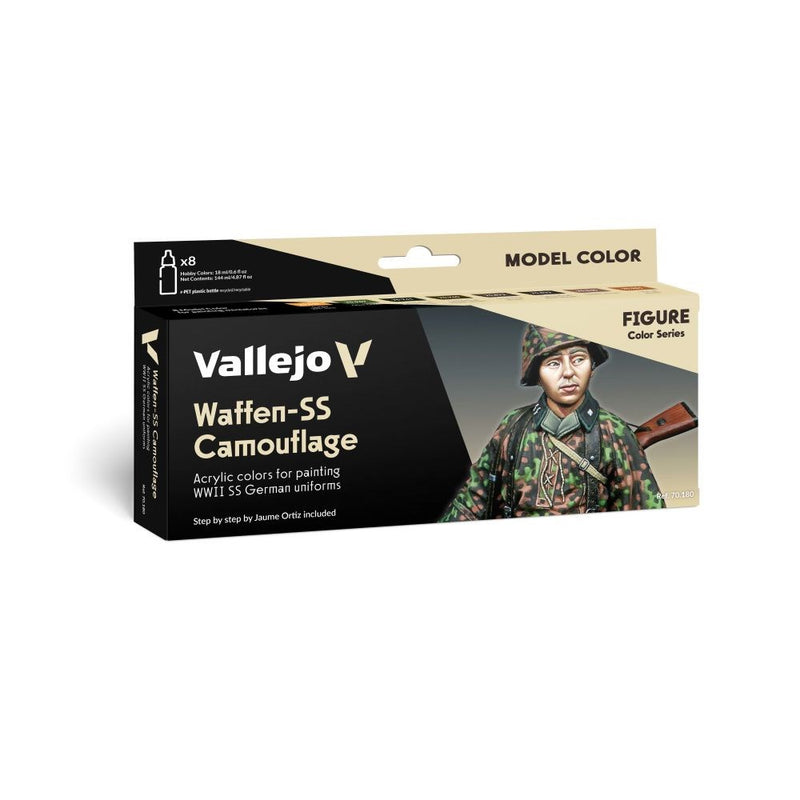 Vallejo AV70207 Model Colour German Waffen Ss  WWII 6 Colour Set