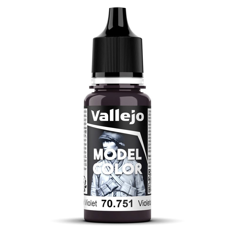 Vallejo AV70751 Model Colour Black Violet 18ml