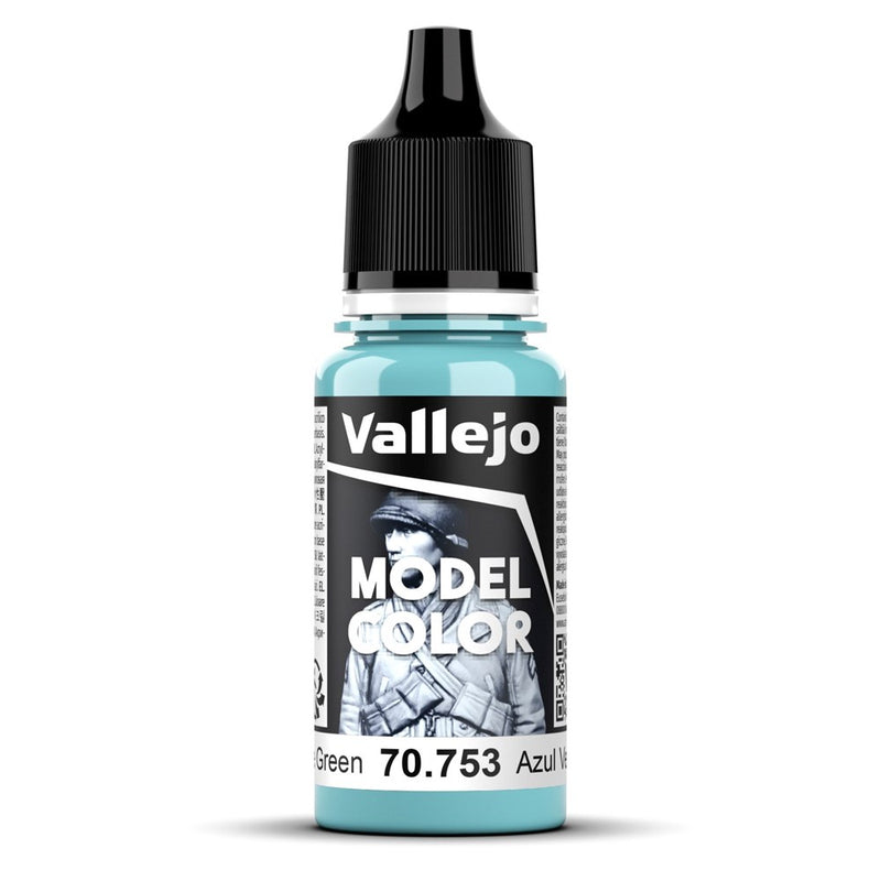 Vallejo AV70753 Model Colour Light Blue Green 18ml