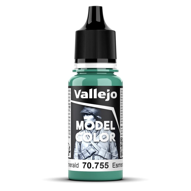 Vallejo AV70755 Model Colour Light Emerald 18ml