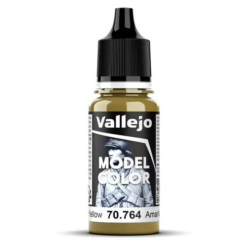 Vallejo AV70764 Model Colour Military Yellow 18ml