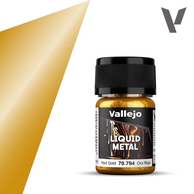 Vallejo AV70794 Model Colour Metallics Red Gold 35ml