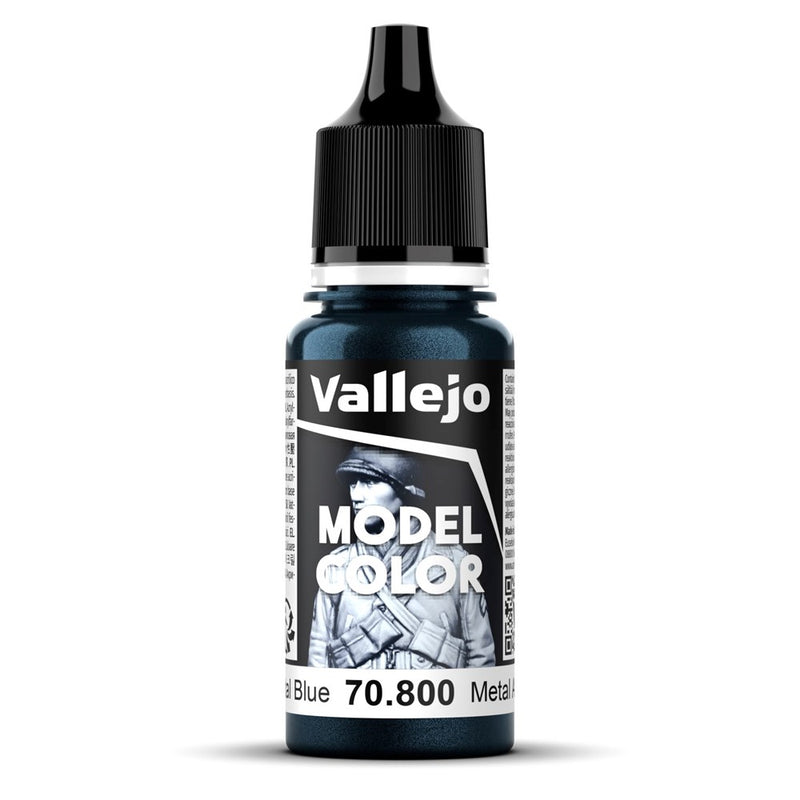Vallejo AV70800 Model Colour Gunmetal Blue 18ml