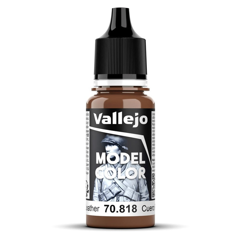 Vallejo AV70818 Model Colour Red Leather 18ml