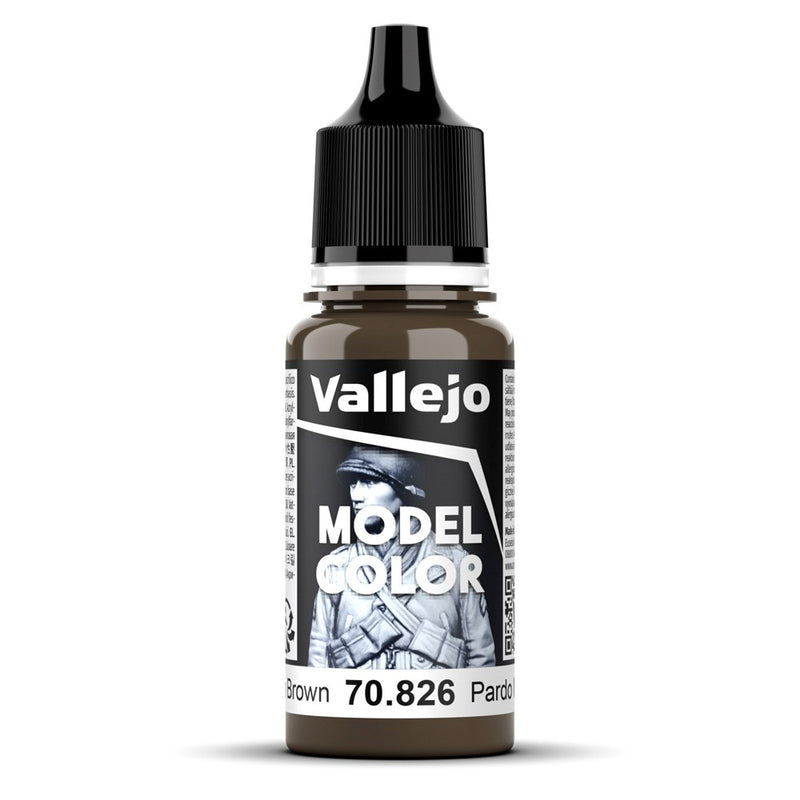 Vallejo AV70826 Model Colour Medium Brown 18ml
