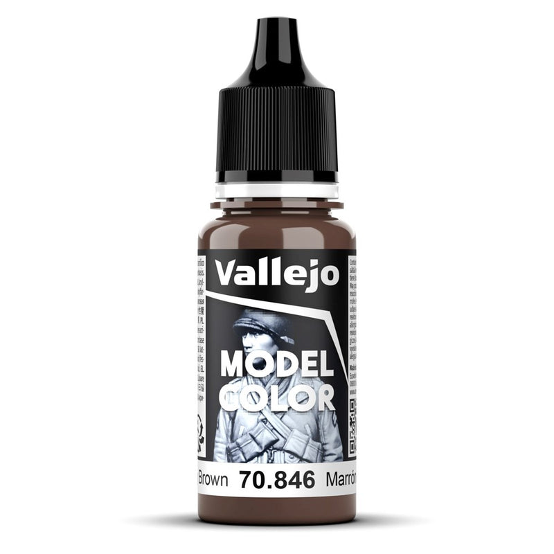 Vallejo AV70846 Model Colour Mahogany Brown 18ml