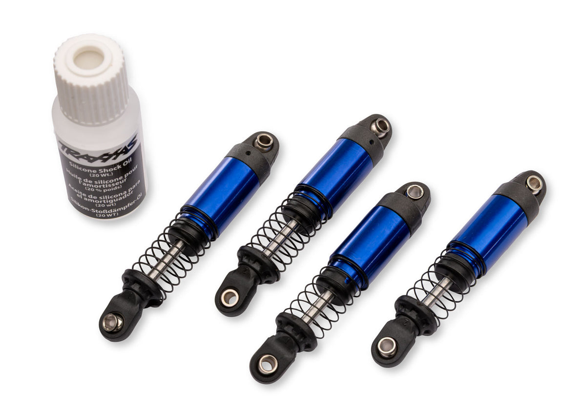 Traxxas Aluminium GTM Pro Shocks with Springs Blue RC Shock Absorber