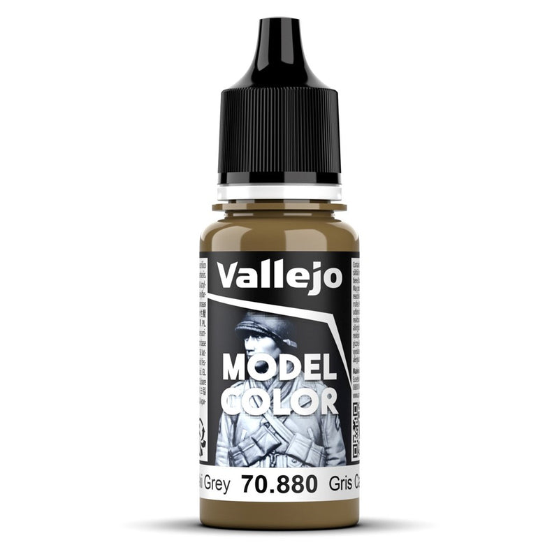 Vallejo AV70880 Model Colour Khaki Grey 18ml
