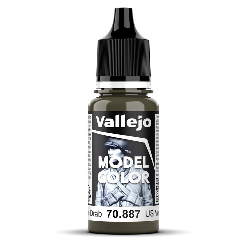 Vallejo AV70887 Model Colour US Olive Drab 18ml