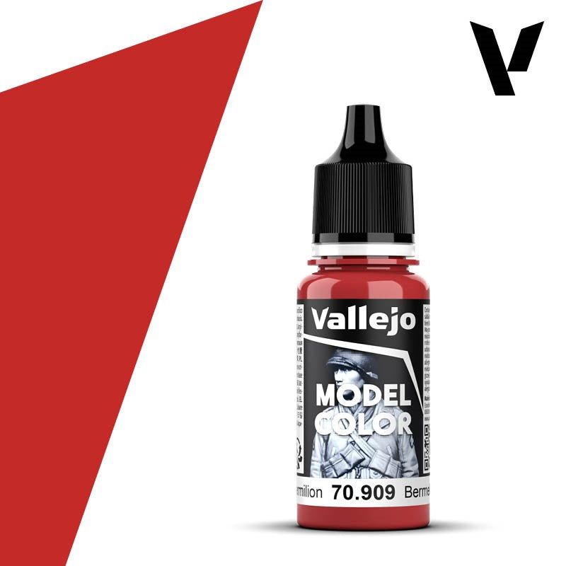Vallejo AV70909 Model Colour Vermilion 18ml