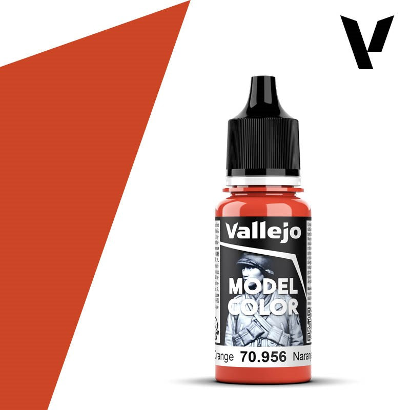 Vallejo AV70956 Model Colour Clear Orange 18ml
