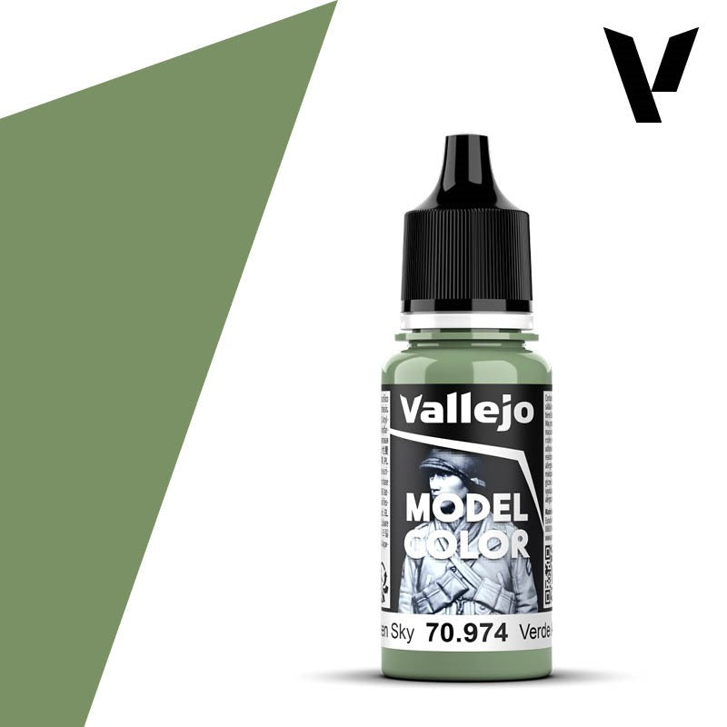Vallejo AV70974 Model Colour Green Sky 18ml