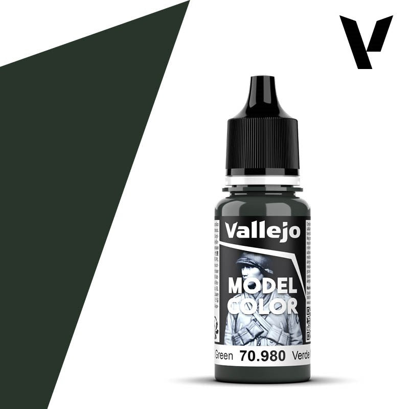 Vallejo AV70980 Model Colour Black Green 18ml