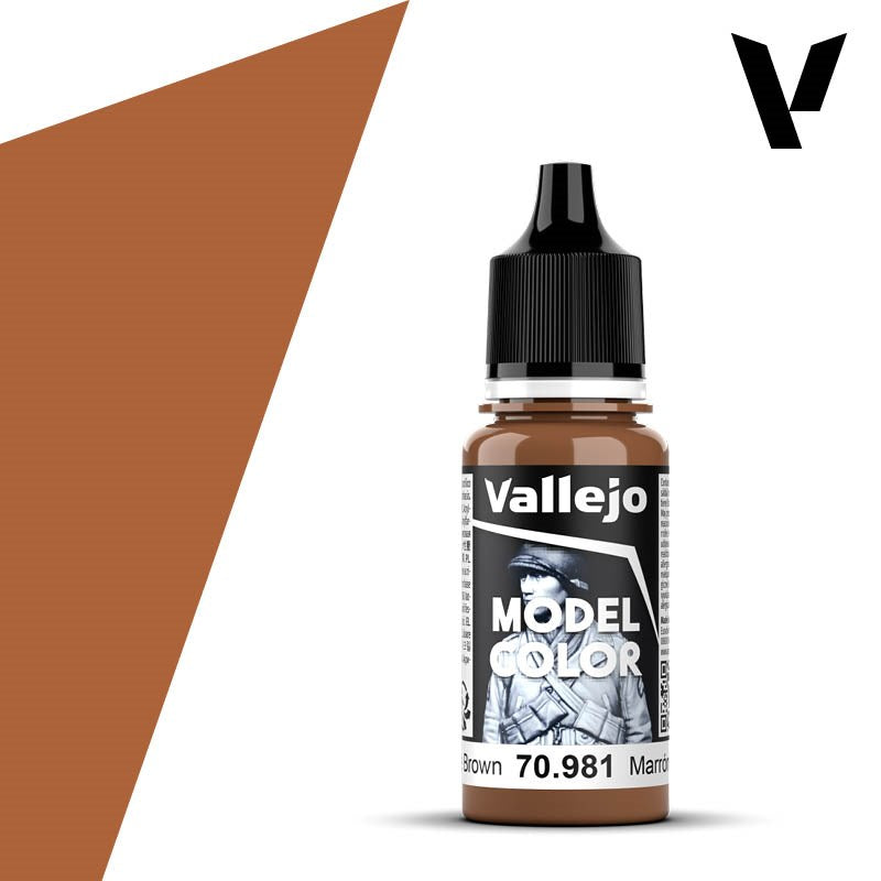 Vallejo AV70981 Model Colour Orange Brown 18ml