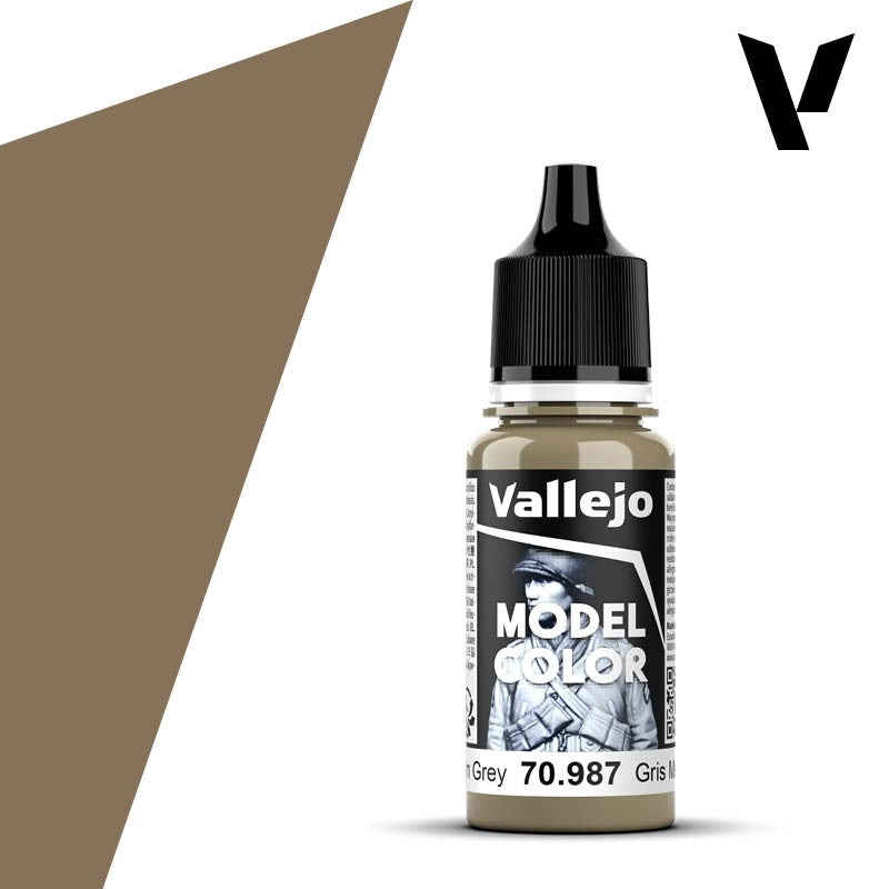 Vallejo AV70987 Model Colour Medium Grey 18ml