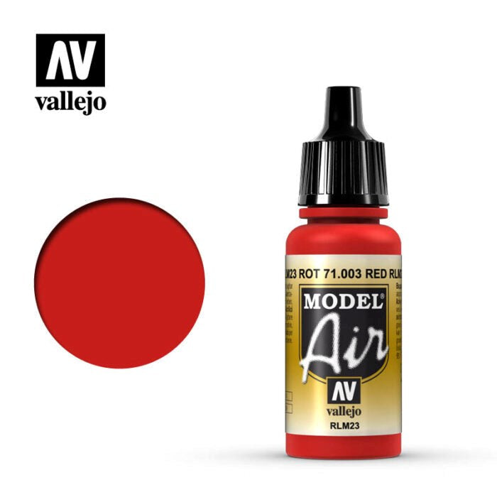 Vallejo AV71003 Model Air Red RLM23 17 ml
