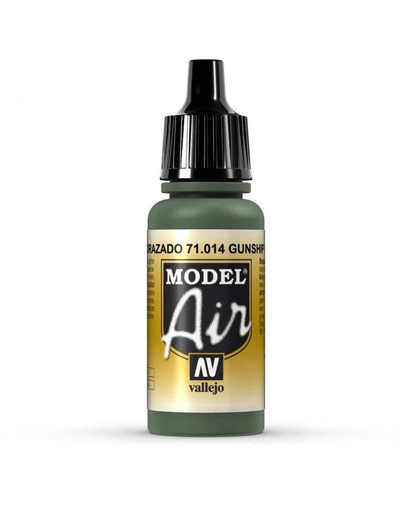 Vallejo AV71014 Model Air Gunship Green 17 ml
