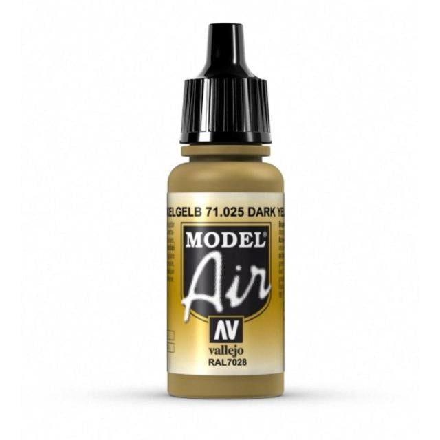 Vallejo AV71025 Model Air Dark Yellow 17 ml