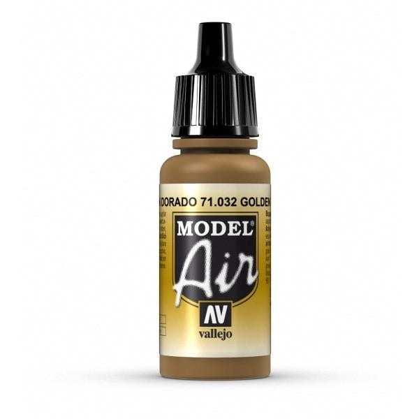 Vallejo AV71032 Model Air Golden Brown 17 ml