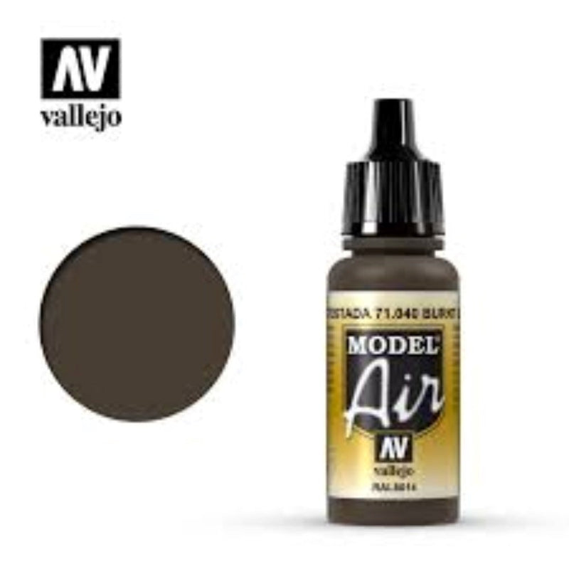 Vallejo AV71040 Model Air Burnt Umber 17 ml