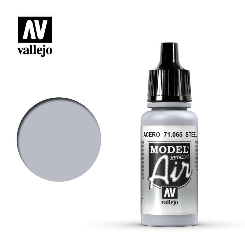 Vallejo AV71065 Model Air Steel 17 ml