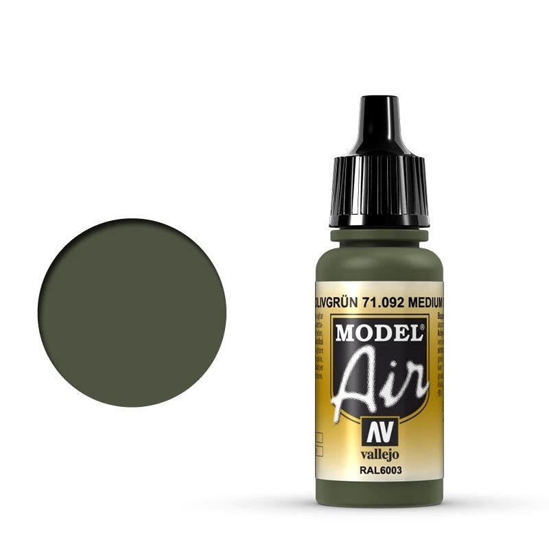 Vallejo AV71092 Model Air Medium Olive 17 ml