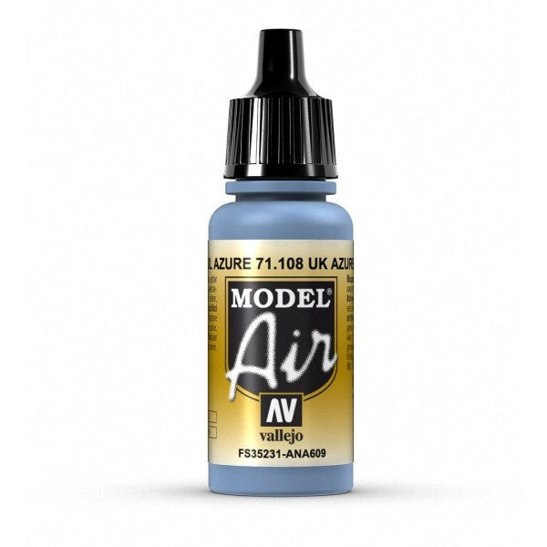 Vallejo AV71108 Model Air UK Azure Blue 17 ml